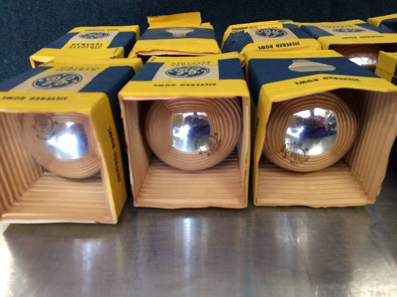 lot 10 image: Each Bulb Retails New $12.00 On Amazon - Large Lot GE 19334, 150P252SB LAMP 120V 150W Light Bulbs Silver Bowl - Brand New