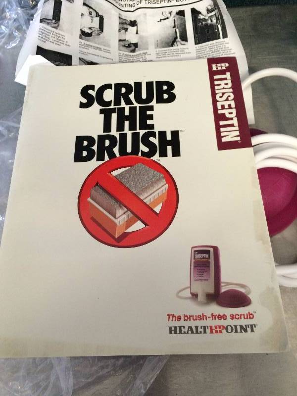 lot 39 image: HealthPoint Triseptin Brush Free Surgical Scrub