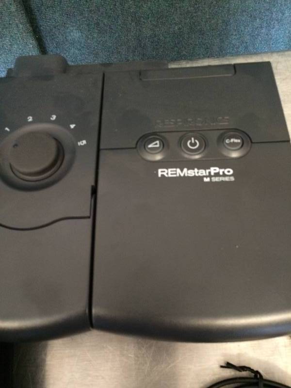 lot 46 image: WHOA Retails used $900 Respironics REMstar M Series CPAP, Humidifier, and Smart Card & Travel Case