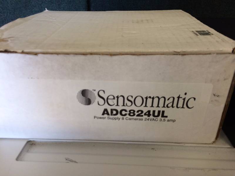 lot 76 image: Sensormatic ADC824UL CCTV Camera and Power Supply