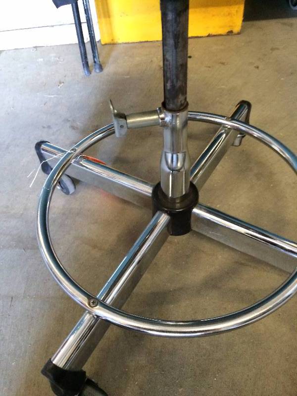 lot 34 image: Aspen Patterned Clinic Mobility Height Adjustable Dental Stool