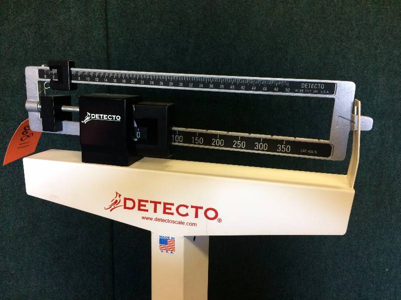 lot 106 image: Retails New $250 Detecto Eye Level Physician Scale - Excellent Condition