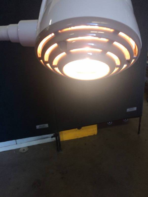 lot 114 image: WOW MidmarkRitter Stationary Gooseneck Minor SurgerySurgical Light MEDICAL PROCEDURE LIGHT - Excellent