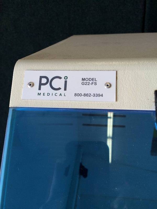 lot 27 image: WOW Retails Used $800 PCI Medical GUS G22FS Fume Free Disinfection Compatible with OPA, Glutaraldehyde & Hydrogen Peroxide Soaking Station System for Medical Equipment & Larger Flexible Endoscopes - Excellent Condition