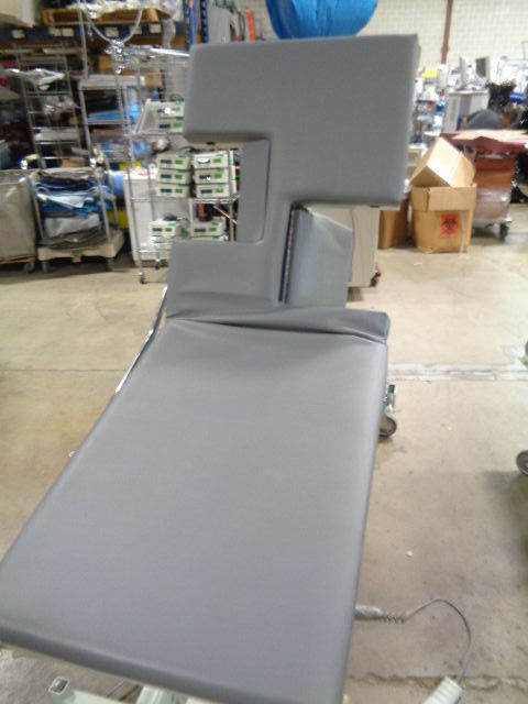 lot 6 image: WOW Retails New $5000 Power MPI Medical Positioning Inc 1000lb Capacity Echo Ultrasound Bed Electronic Exam Therapy Table Multi Positional With Swedish Motor Magnetic TLG10-ADXXA-022 & Hand Control - Great Working Condition
