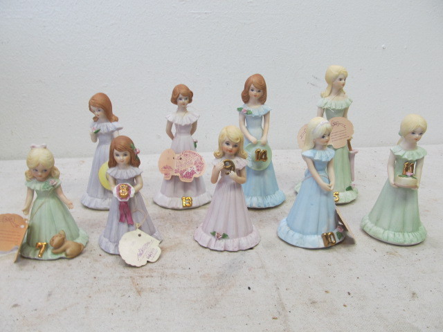 lot 38 image: Collection of ENESCO Birthday Dolls