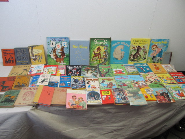 lot 53 image: HUGE Lot of Vintage Childrens Books