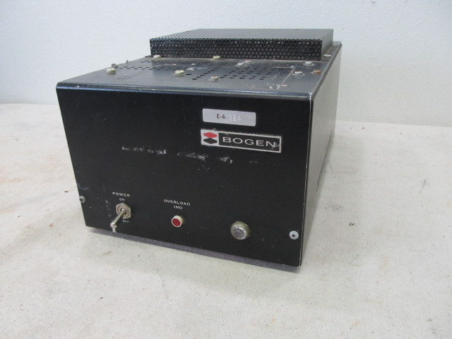 lot 74 image: Vintage Bogen Model A-65 Amplifier
