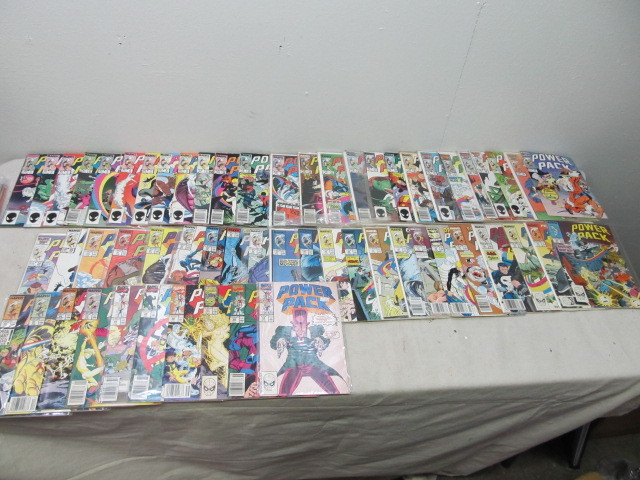 lot 2 image: Vintage 1980s Marvel Power Pack Comic Book Collection