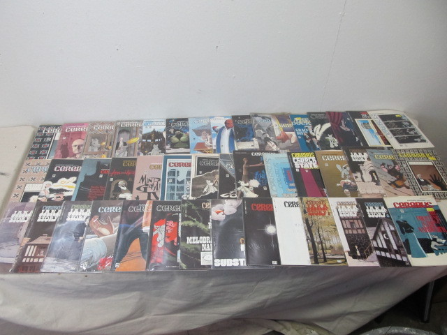 lot 118 image: Large Collection of Vintage CEREBUS Comic Books