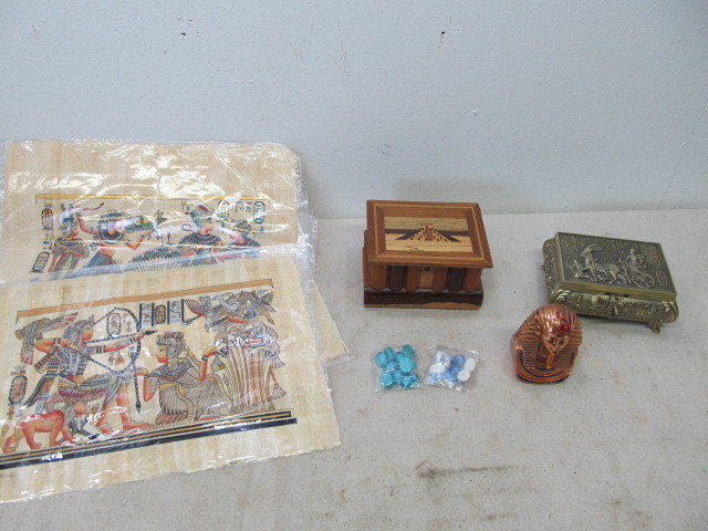 lot 128 image: Lot of Egyptian Items