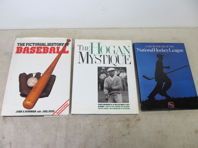 lot 147 image: 3 Large Sports Related Coffee Table Books