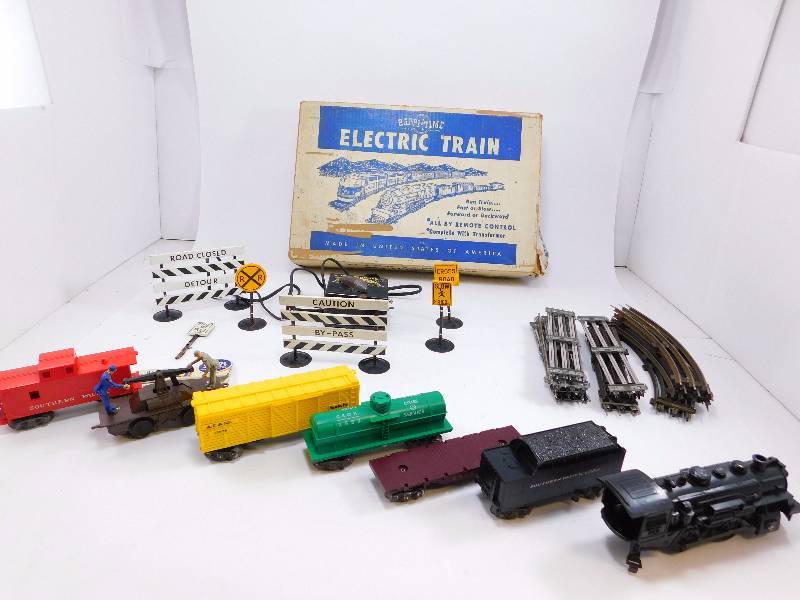 vintage electric train set