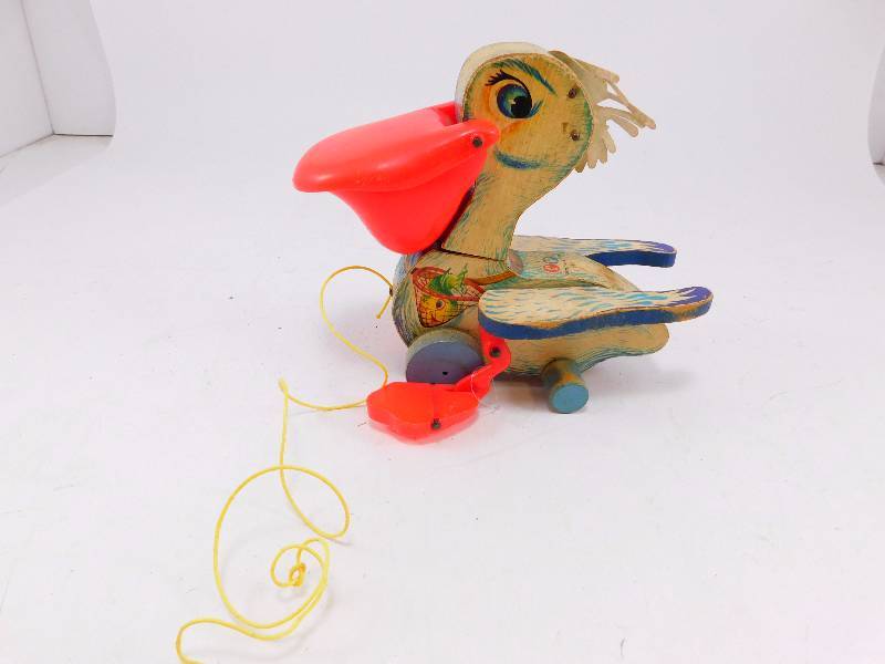 lot 67 image: Vintage Fisher Price Big Bill Pelican