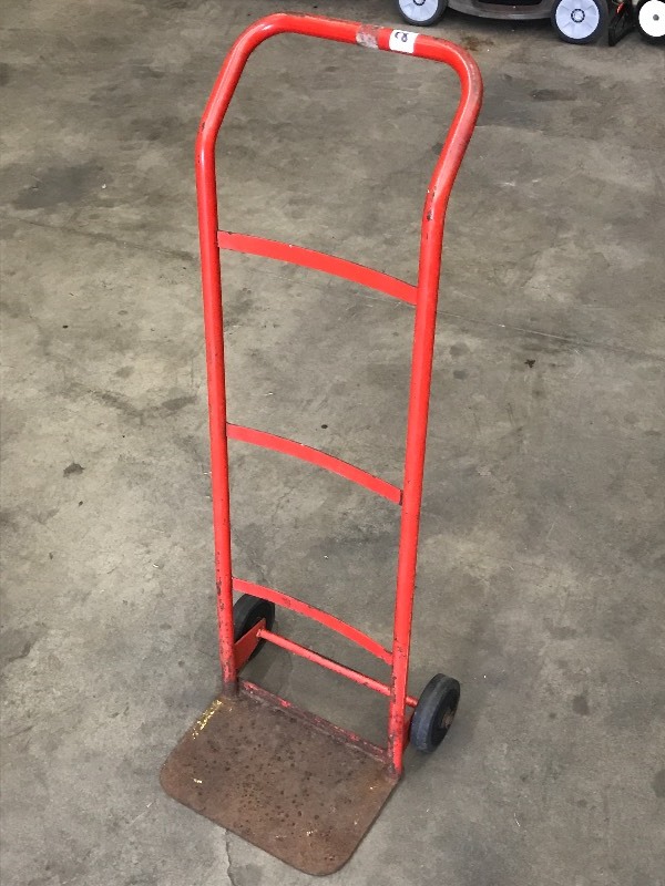 lot 21 image: Steel Two-Wheel Dolly ...