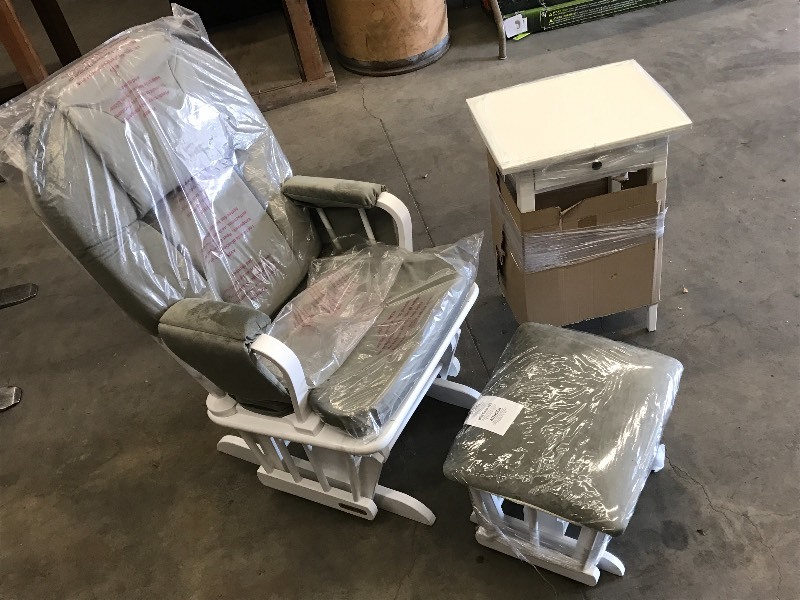 lot 24 image: Unused 3-Piece Shermag Rocker Chair...