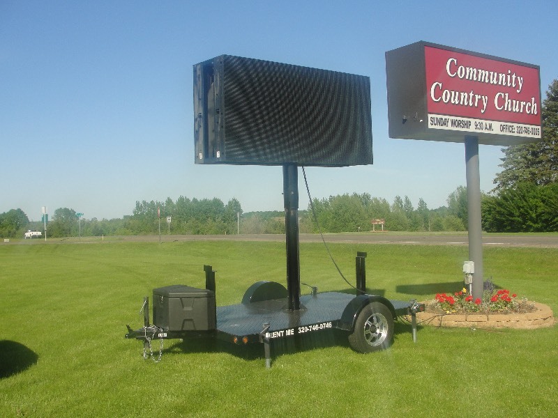2013 American LED Digital Sign & Custom Trailer
