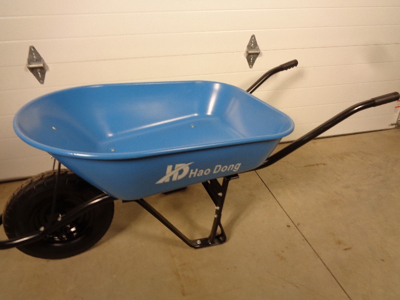 lot 10 image: Brand New Steel Wheelbarrow