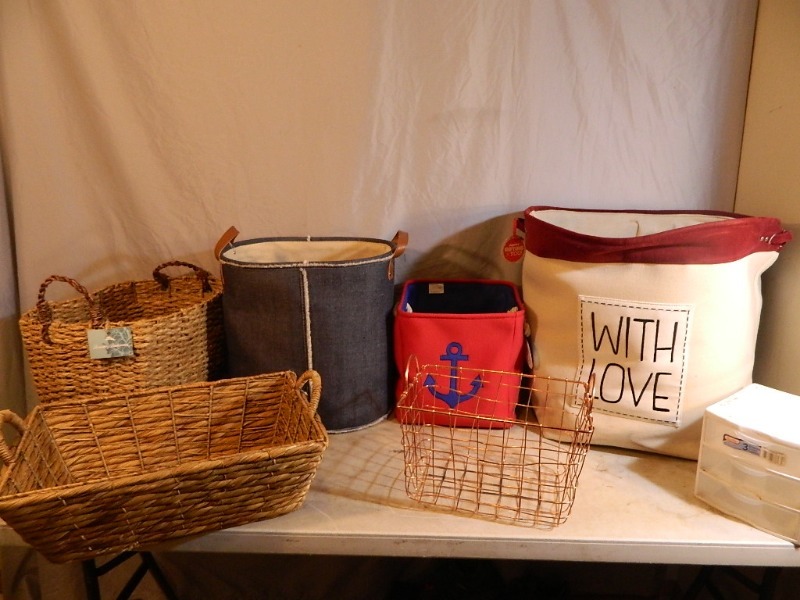 lot 116 image: Baskets, Organizers, and More