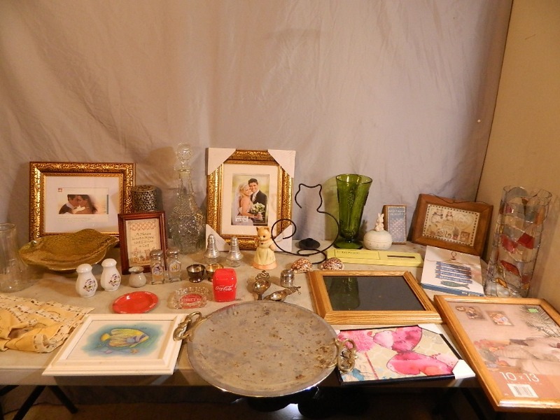 lot 126 image: New Picture Frames, Coca Cola Salt and Pepper Set, and More