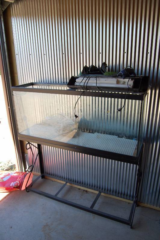 lot 70 image: Large Aquarium With Stand