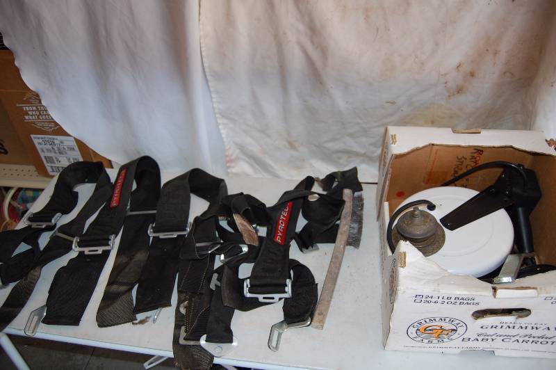lot 76 image: Tie downs, Cord Reel, AND MORE