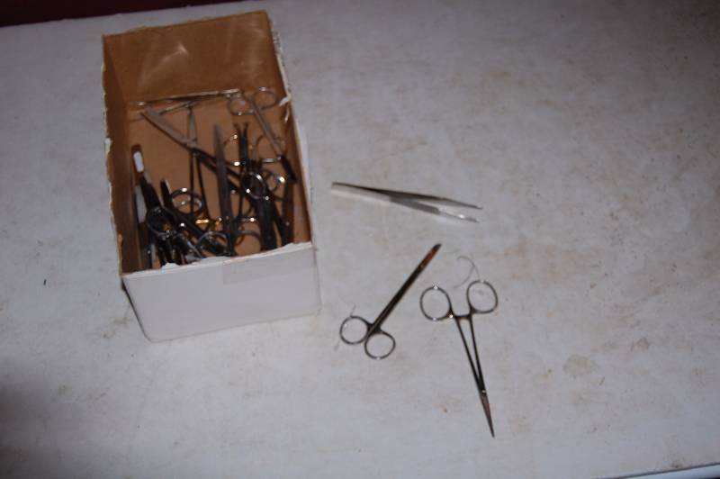 lot 160 image: Specialty Scissors and Tweezers