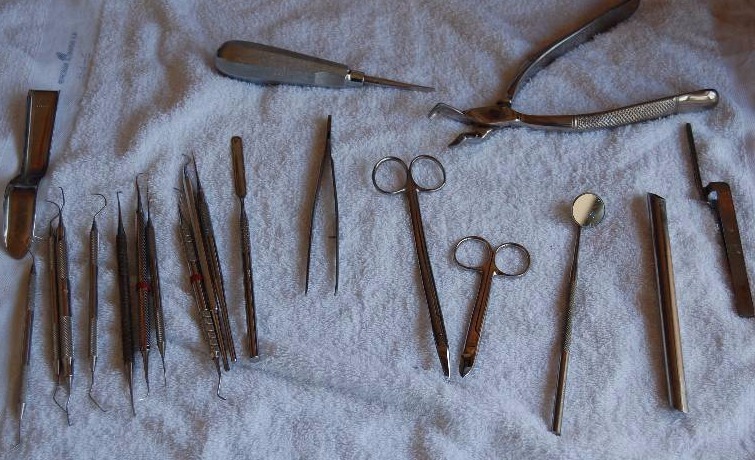 lot 229 image: Steel Dental Tools
