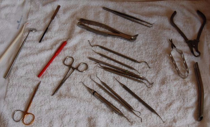 lot 236 image: Steel Dental Tools