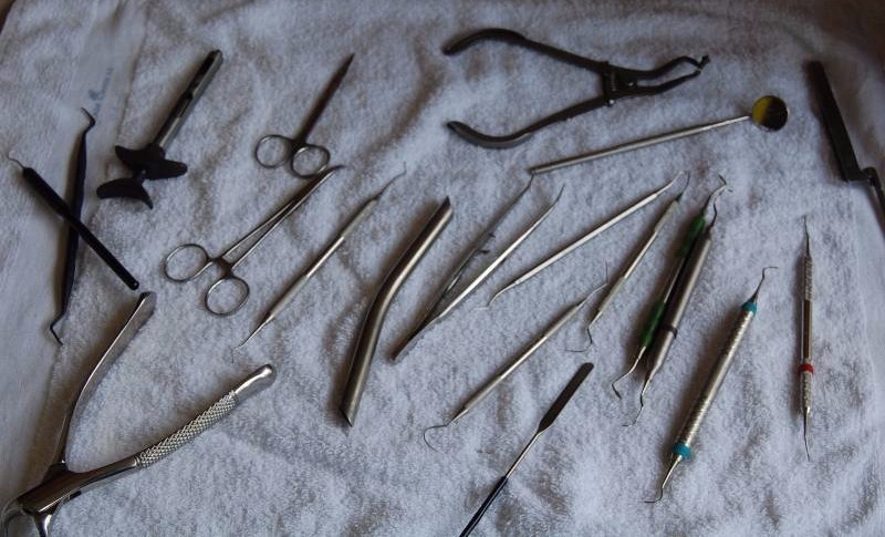 lot 238 image: Steel Dental Tools