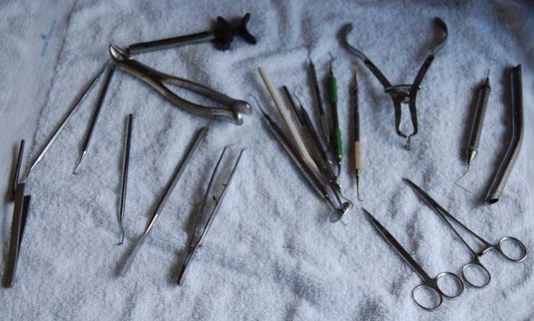 lot 240 image: Steel Dental Tools