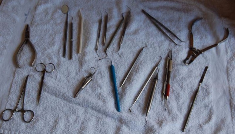 lot 241 image: Steel Dental Tools