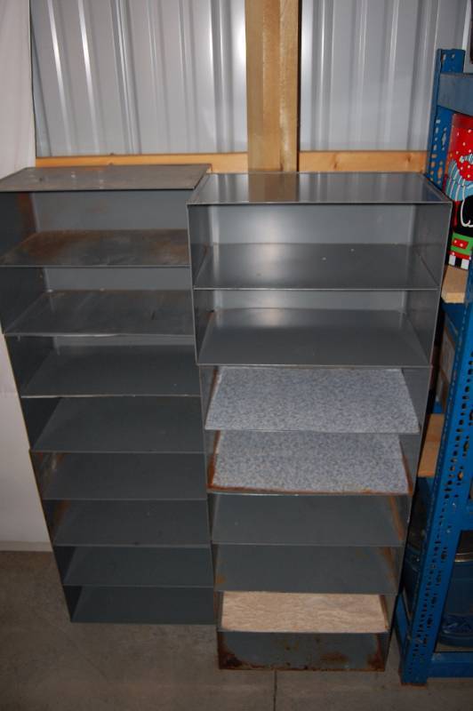 lot 313 image: Metal Shelves