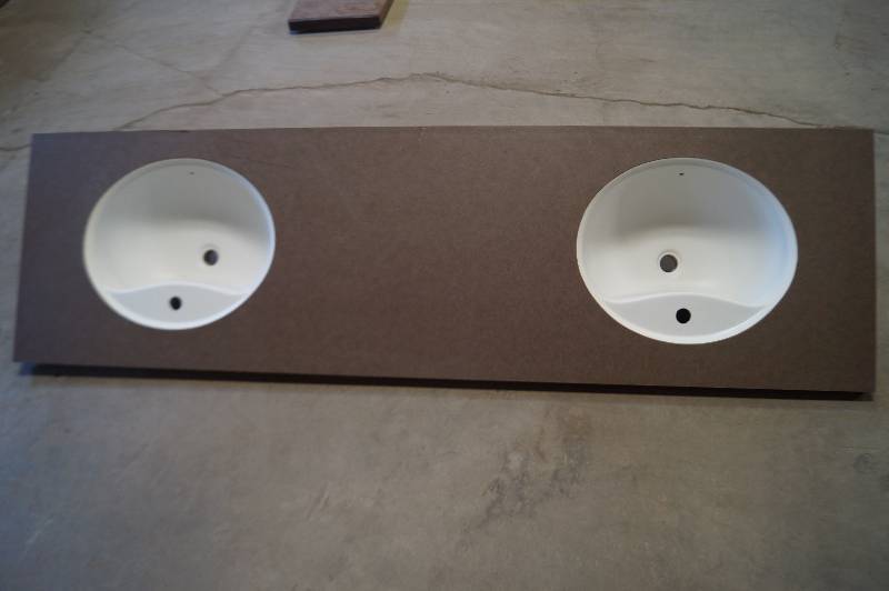 Vanity Countertop & Double Sink