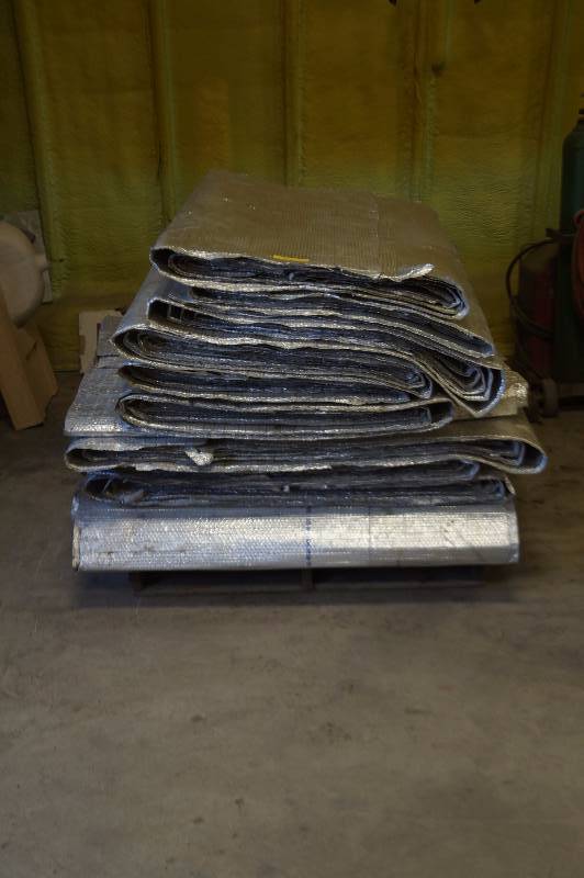 Pallets of Thermal Blankets