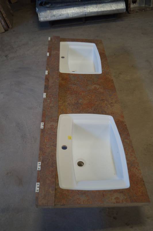Countertop With Double Sink