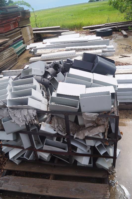 Pallets of  Form a Drain Parts