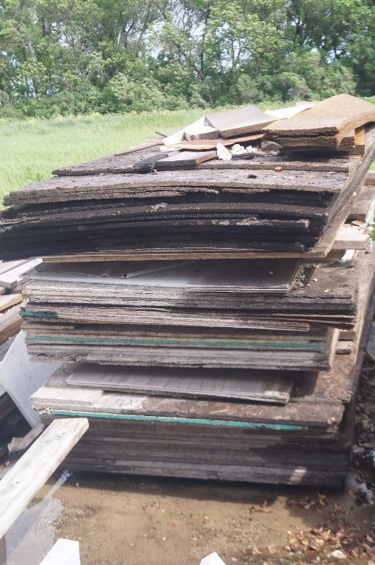 Pallet of OSB Sheets
