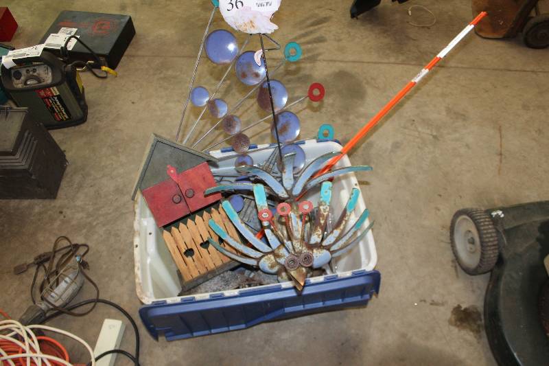 lot 36 image: Lot of (4) Lawn Decorations