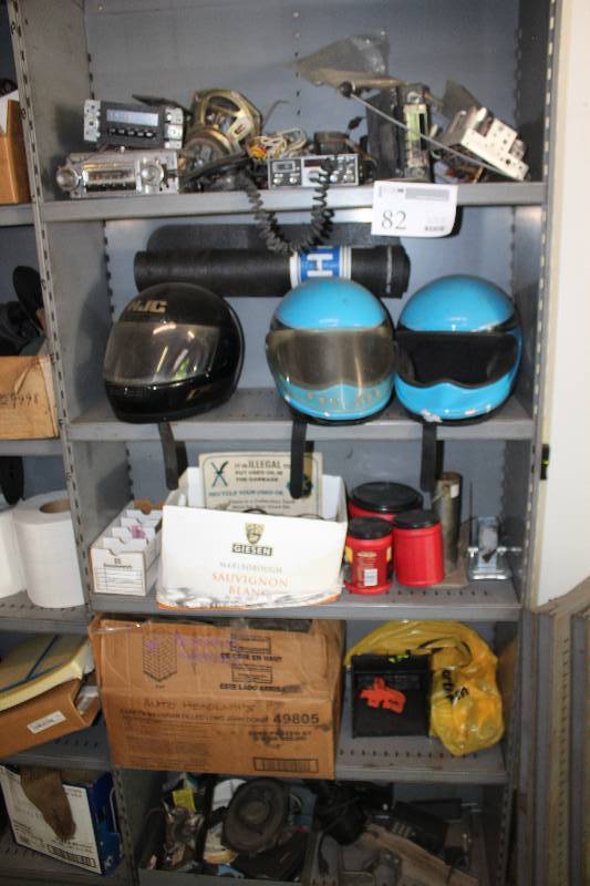 lot 82 image: Helmets, Car Stereos, Automotive Parts