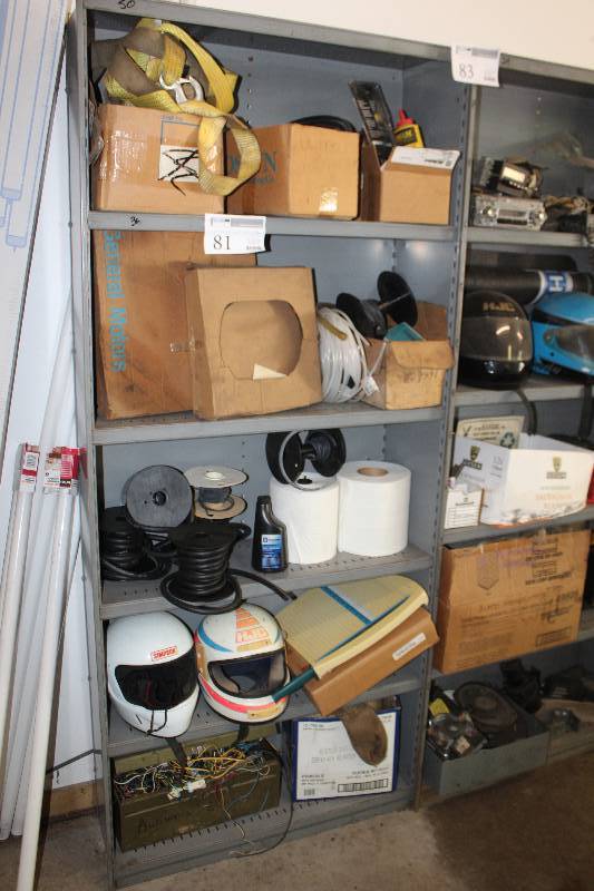 lot 81 image: Helmets, Wire, Hardware