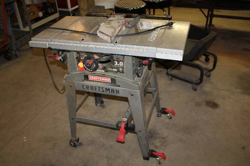 lot 111 image: Craftsman 10in. Table Saw