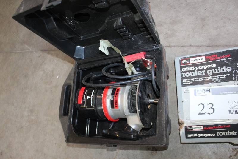 lot 23 image: Sears Craftsman Double Insulated Router