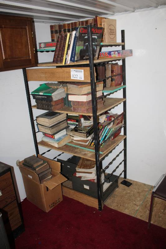 lot 122 image: Books, Shelf