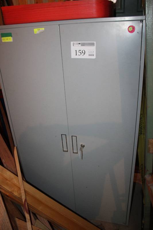 lot 159 image: 2-Door Metal Utility Closet
