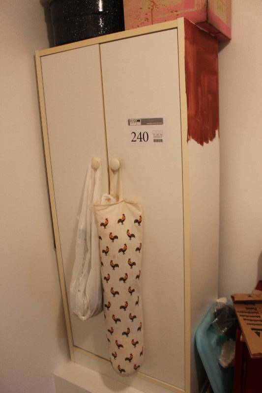 lot 240 image: 2-Door 4-Shelf Cabinet