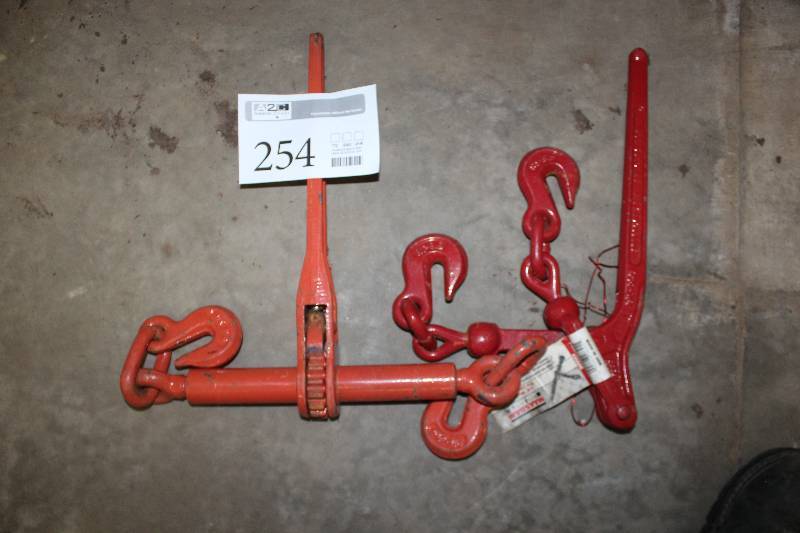 lot 254 image: Lot of (2) Chain Load Binders