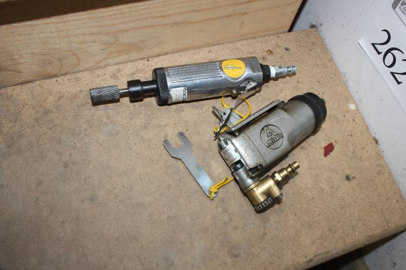 lot 262 image: Alltrade 38in. Air Impact Wrench, 14in. Air Die Grinder
