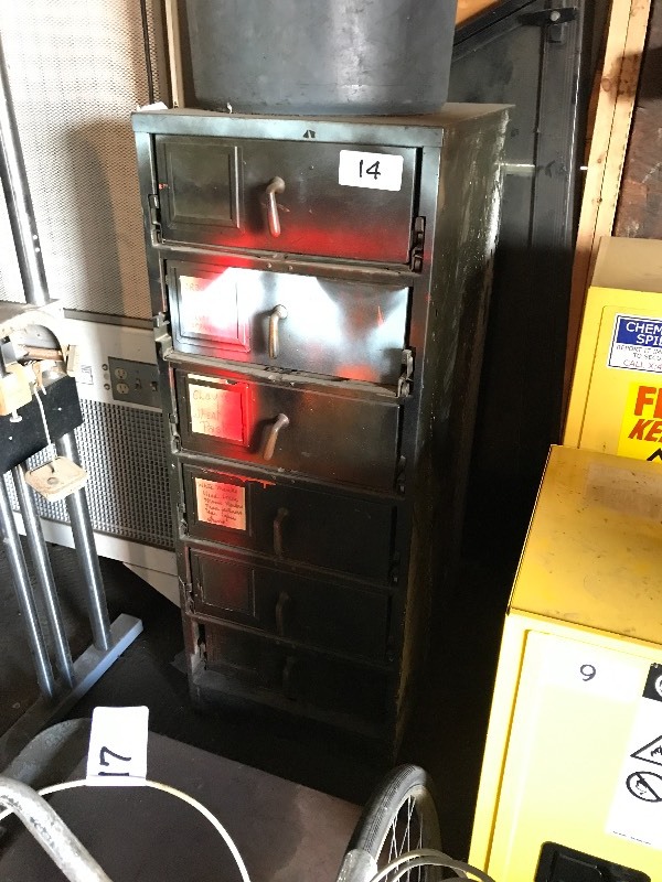 Heavy duty parts cabinet