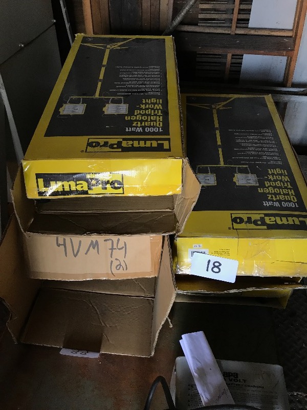 Lot of misc. work lights